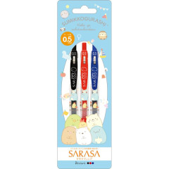 Japan San-X Sarasa Clip Gel Pen Set - Sumikko Gurashi