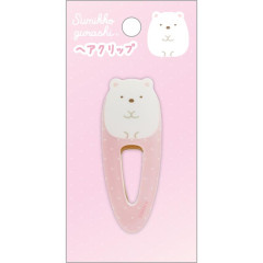 Japan San-X Hair Clip - Sumikko Gurashi / Shirokuma Polar Bear