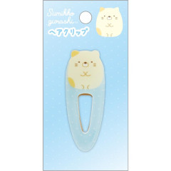 Japan San-X Hair Clip - Sumikko Gurashi / Neko Calico Cat