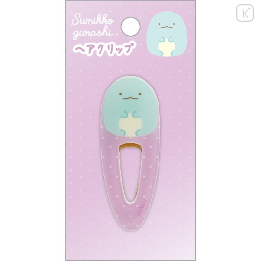 Japan San-X Hair Clip - Sumikko Gurashi / Tokage Dinosaur Lizard - 1