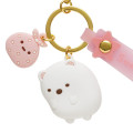 Japan San-X Mascot Keychain - Sumikko Gurashi / Shirokuma & Furoshiki - 2