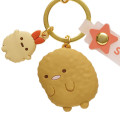 Japan San-X Mascot Keychain - Sumikko Gurashi / Tonkatsu & Ebifurai no Shippo - 2