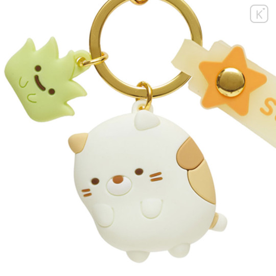 Japan San-X Mascot Keychain - Sumikko Gurashi / Neko & Zassou - 2