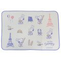 Japan Peanuts Dish Water Absorption Draining Mat - Snoopy & Woodstock / France Chef - 1