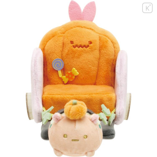 Japan San-X Scene Plush Toy - Sumikko Gurashi / Little Devil Halloween Pumpkin - 2