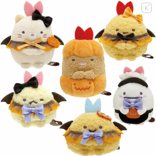 Japan San-X Tenori Plush Set - Sumikko Gurashi / Little Devil Halloween - 1