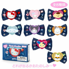 Japan Sanrio Original Secret Hair Clip - Denim Patch Blind Box