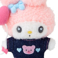 Japan Sanrio Original Mascot Holder - My Melody / Denim Patch - 3