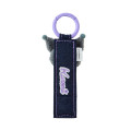 Japan Sanrio Original Tag Keychain - Kuromi : Denim Patch - 2