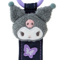 Japan Sanrio Original Tag Keychain - Kuromi : Denim Patch - 3