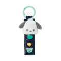 Japan Sanrio Original Tag Keychain - Pochacco : Denim Patch - 1