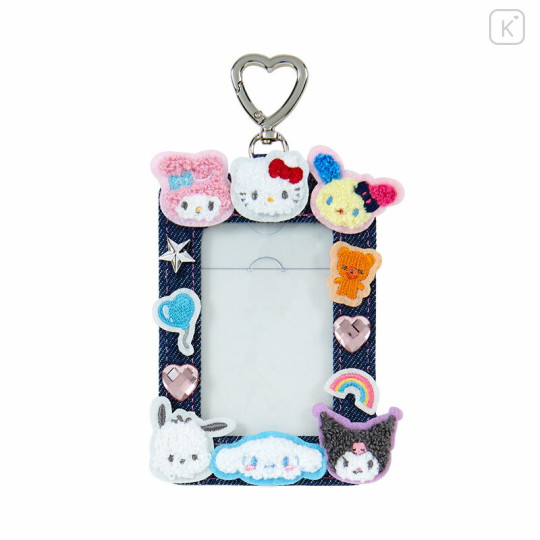 Japan Sanrio Original Pass Card Case - Denim Patch - 1