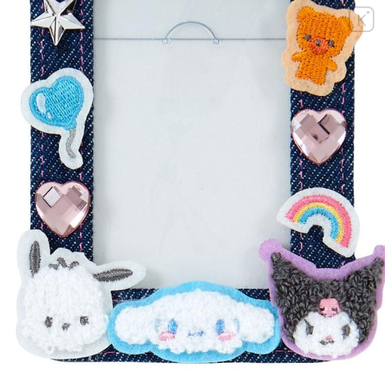 Japan Sanrio Original Pass Card Case - Denim Patch - 4