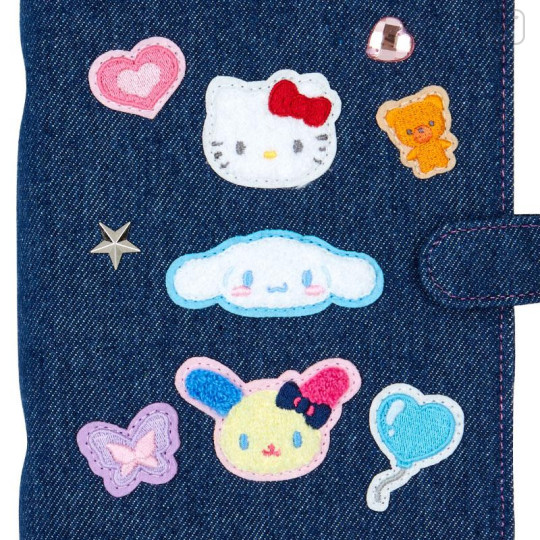 Japan Sanrio Original Binder - Denim Patch - 4