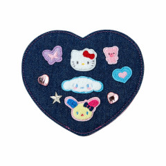 Japan Sanrio Original Folding Mirror - Denim Patch