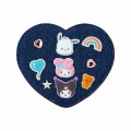 Japan Sanrio Original Folding Mirror - Denim Patch - 2