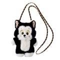 Japan Disney Store Fluffy Pochette Shoulder Crossbody Bag - Pinocchio Cat Figaro - 1