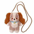 Japan Disney Store Fluffy Pochette Shoulder Crossbody Bag - Dog Lady - 2