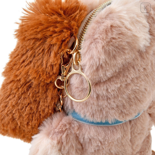 Japan Disney Store Fluffy Pochette Shoulder Crossbody Bag - Dog Lady - 5