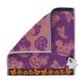 Japan Disney Store Mini Towel Jacquard Handkerchief - Mickey Mouse / Ghost Happy Halloween - 2