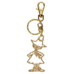 Japan Moomin Metal Keychain - Snufkin / Gold