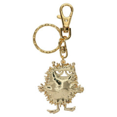 Japan Moomin Metal Keychain - Stinky / Gold