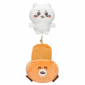 Japan Chiikawa Sitting Mini Plush Toy - Chiikawa / Let's Go For A Drive - 3