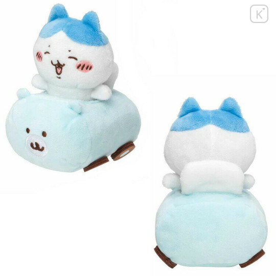 Japan Chiikawa Sitting Mini Plush Toy - Hachiware / Let's Go For A Drive - 2