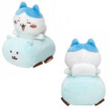 Japan Chiikawa Sitting Mini Plush Toy - Hachiware / Let's Go For A Drive - 2