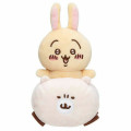 Japan Chiikawa Sitting Mini Plush Toy - Usagi / Let's Go For A Drive - 1