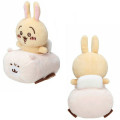 Japan Chiikawa Sitting Mini Plush Toy - Usagi / Let's Go For A Drive - 2