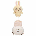 Japan Chiikawa Sitting Mini Plush Toy - Usagi / Let's Go For A Drive - 3