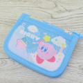 Japan Kirby Kids Bifold Wallet With Neck Strap - Kirby & Waddle Dee / Blue - 5