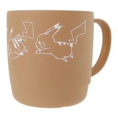 Japan Pokemon Stacking Cup - Pikachu / number 025 Brown