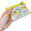 Japan Pokemon Clear Pouch with Carabiner - Everyone Is Good Friends / Yellow - 2