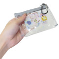 Japan Pokemon Clear Pouch with Carabiner - Colorful Style : Grey - 2