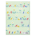 Japan Pikmin 5 Pockets A4 Index File Holder - Light Green - 2