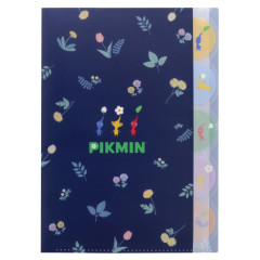 Japan Pikmin 5 Pockets A4 Index File Holder - Night