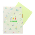 Japan Pikmin 3 Pockets A5 Clear File - Beige - 3