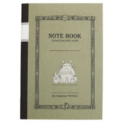 Japan Ghibli B6 Notebook - My Neighbor Totoro / Olive Green