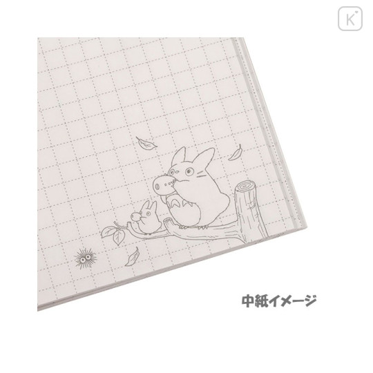 Japan Ghibli B6 Notebook - My Neighbor Totoro / Pink Red Grid - 3