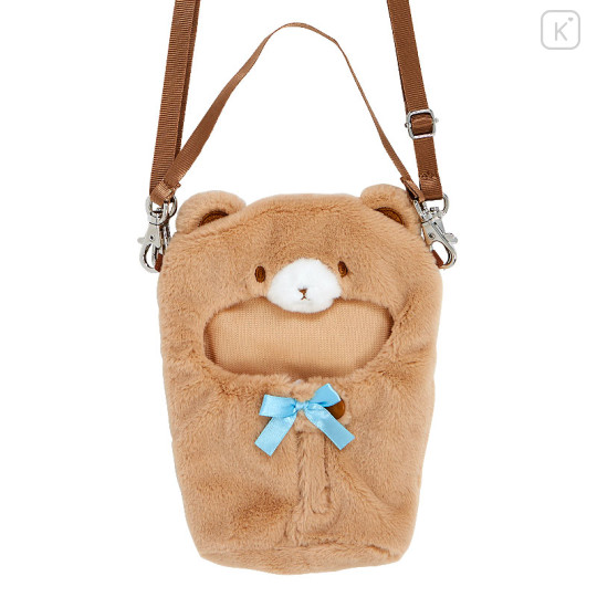 Japan Sanrio Original Dress-up Clothes (S) Shoulder Bag - Bear Sleepwear / Pitatto Friends - 3