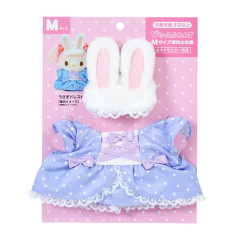 Japan Sanrio Original Dress-up Clothes (M) - Rabbit Dress Set / Pitatto Friends