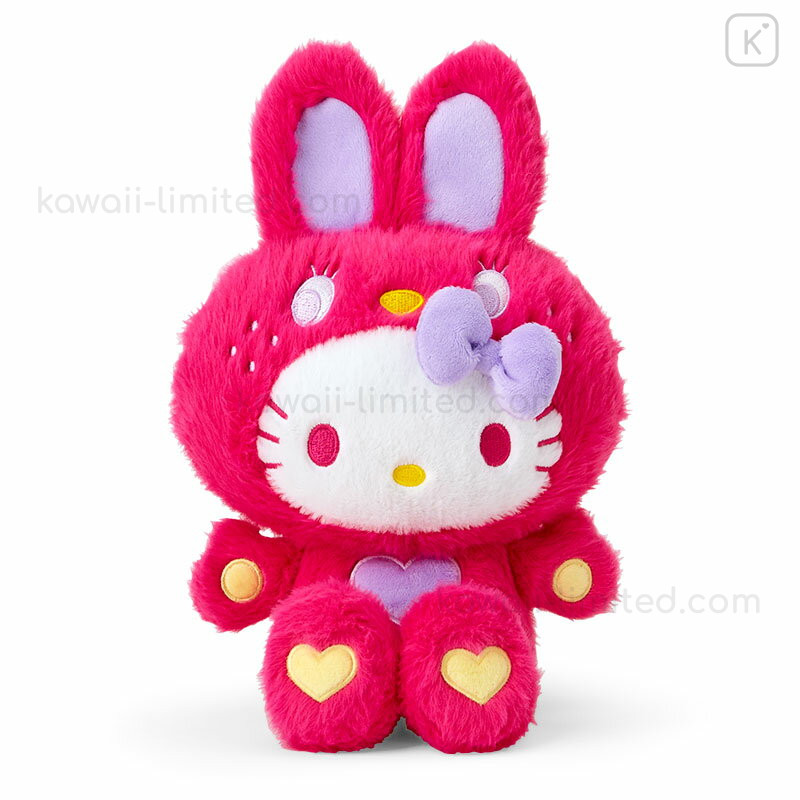 【あすつく】 Toy Plush Sanrio Japan - Red Bunny Colorful : Kitty Hello トップス