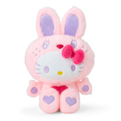 Japan Sanrio Plush Toy - Hello Kitty : Colorful Bunny Pink