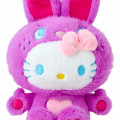 Japan Sanrio Plush Toy - Hello Kitty : Colorful Bunny Purple - 3