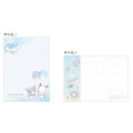 Japan Sanrio Mini Notepad - Characters / Cool Watercolor Blue - 2