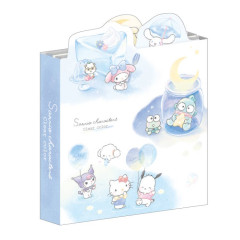 Japan Sanrio Patter Memo - Characters / Cool Watercolor Blue