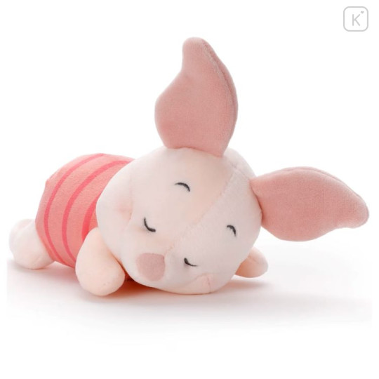 Japan Disney Plush Toy (S) - Piglet / Sleeping Friend - 1