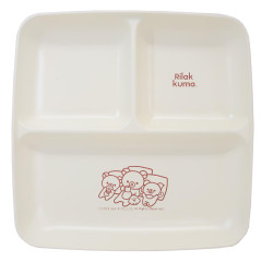 Japan San-X Divided Plate - New Basic Rilakkuma Brown